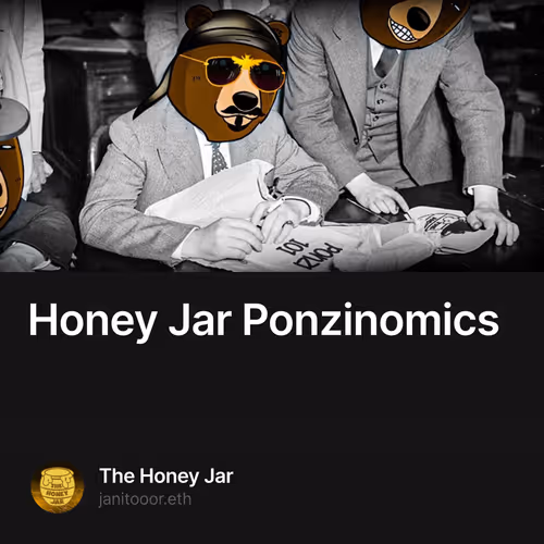 Honey Jar Ponzinomics 315/2355