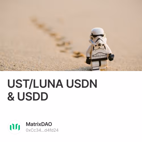  USTLUNA  USDN & USDD