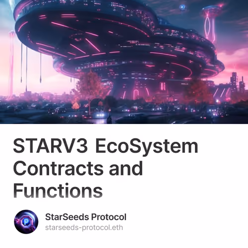 STARV3 EcoSystem Contracts and Functions 1