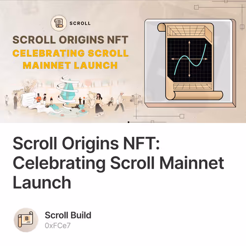 Scroll Origins NFT: Celebrating Scroll Mainnet Launch 448/999