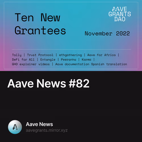 Aave News #82 188/500