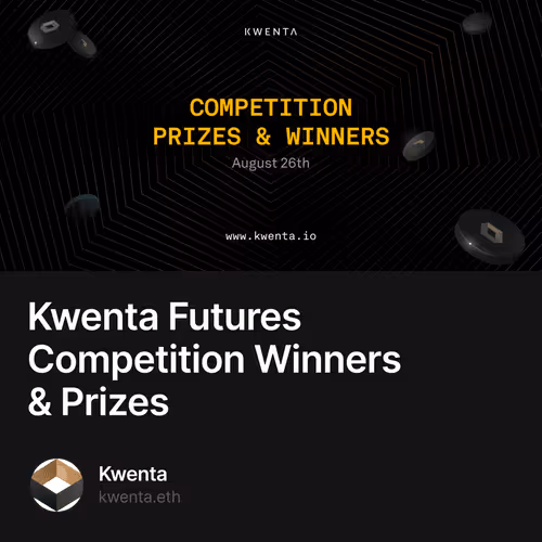 Kwenta Futures Competition Winners & Prizes