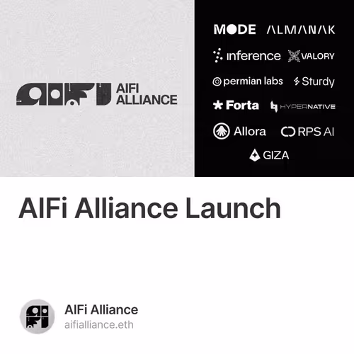 AIFi Alliance Launch 4/500