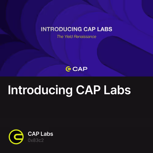 Introducing CAP Labs 141