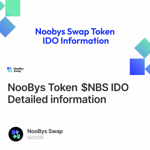NooBys Token $NBS IDO Detailed information 6