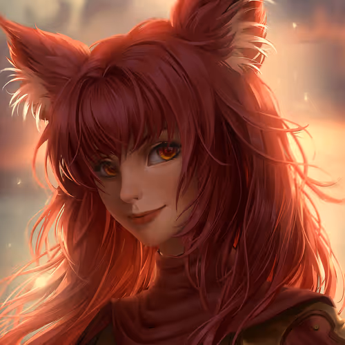 Red fox girl 2