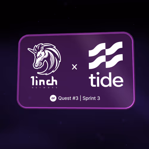 1inch x Tide: The Optimism's Symphony - Sprint 3 - Optimism Symphony Sprint 3