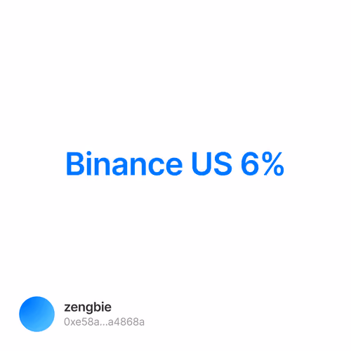 Binance US 开始向美国用户提供以太坊质押服务，收益率为 6% 2/500
