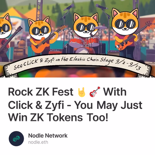 Rock ZK Fest 🤘 🎸 With Click & Zyfi - You May Just Win ZK Tokens Too! 2