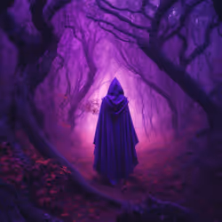 A Mysterious Witch Cloaked #4947