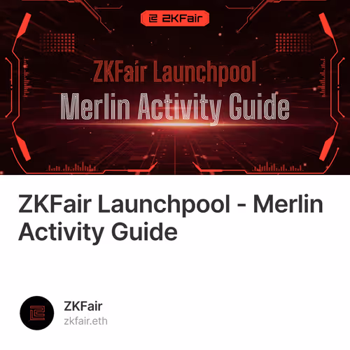 ZKFair Launchpool - Merlin Activity Guide 6