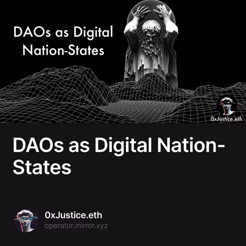 DAOs as Digital Nation-States