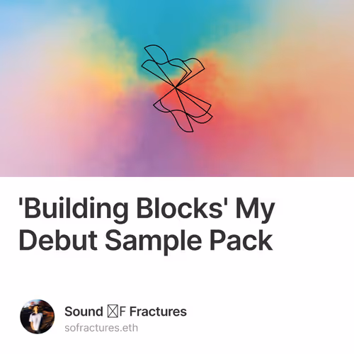 'Building Blocks' My Debut Sample Pack 9/500