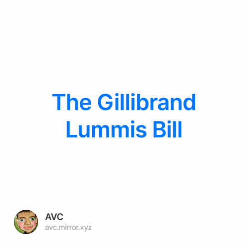 The Gillibrand Lummis Bill 10/100