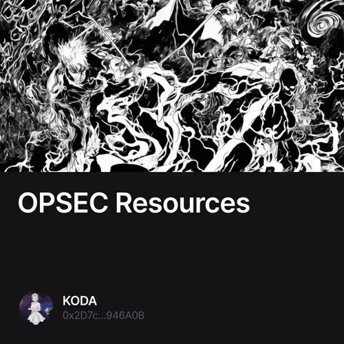 OPSEC Resources