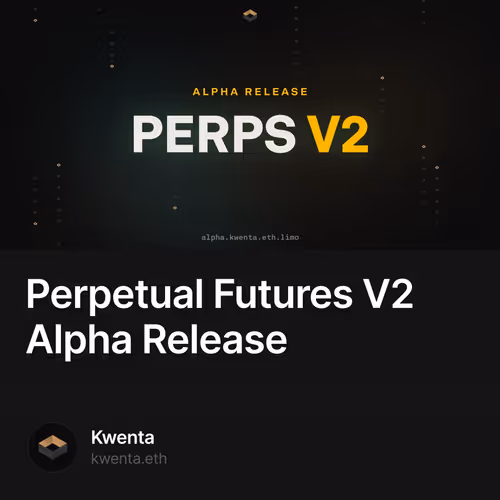 Perpetual Futures V2 Alpha Release  262/500