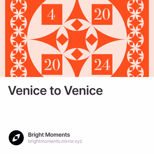 Venice to Venice 1/500