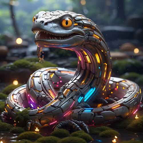 Cyberpunk snake