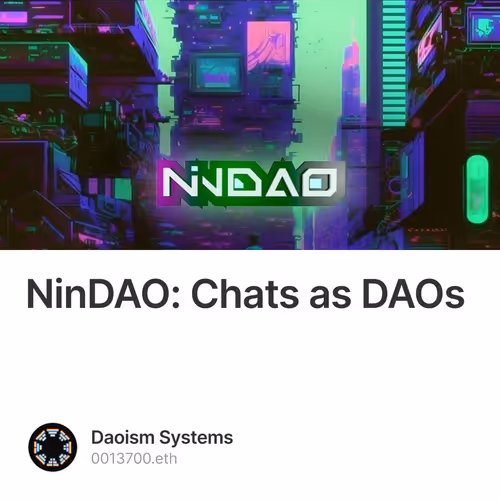 NinDAO: Chats as DAOs 50/500
