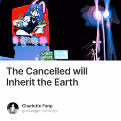 The Cancelled will Inherit the Earth 290/500