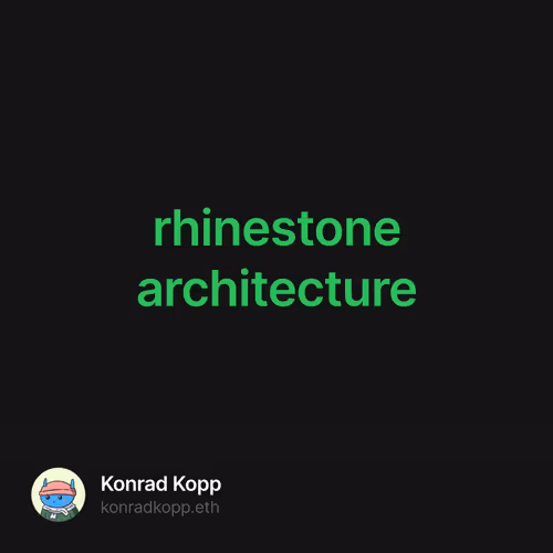rhinestone architecture 2/500