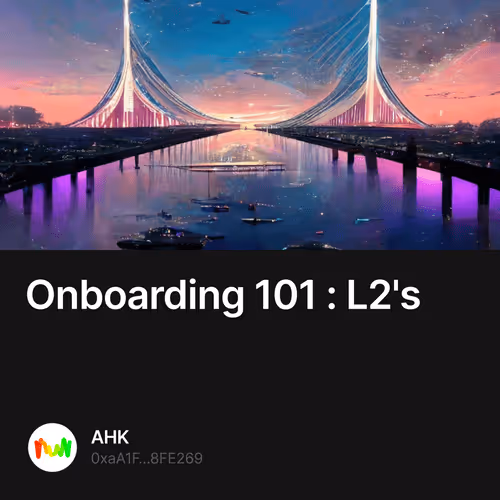 Onboarding 101  L2s