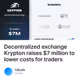 Decentralized exchange Krypton raises 7 million to lower costs for traders
