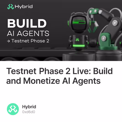 Testnet Phase 2 Live: Build and Monetize AI Agents 14