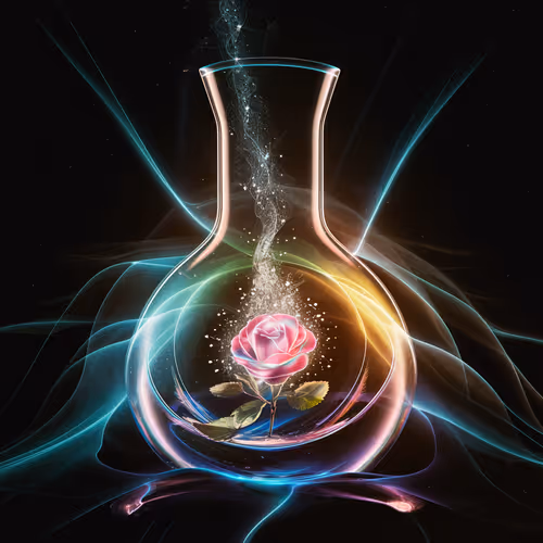 Mystic flower. Optimism