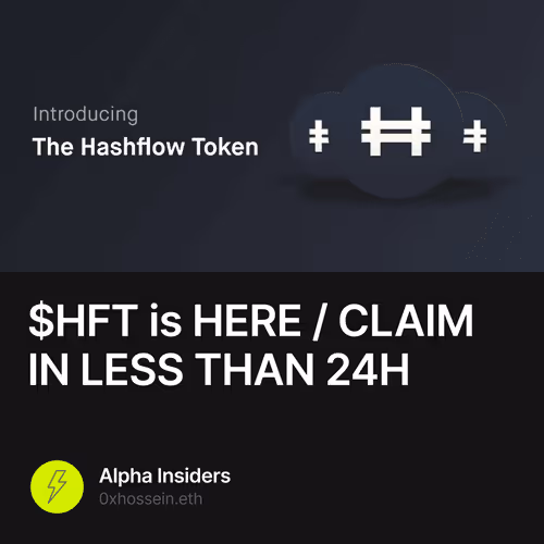 $HFT is HERE / CLAIM IN LESS THAN 24H