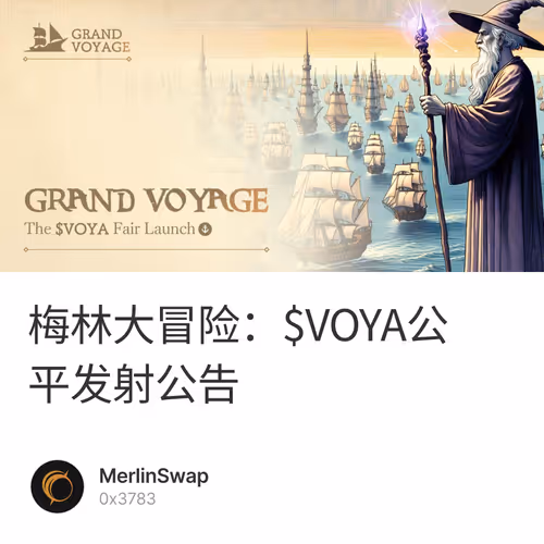 梅林大冒险：$VOYA公平发射公告 1