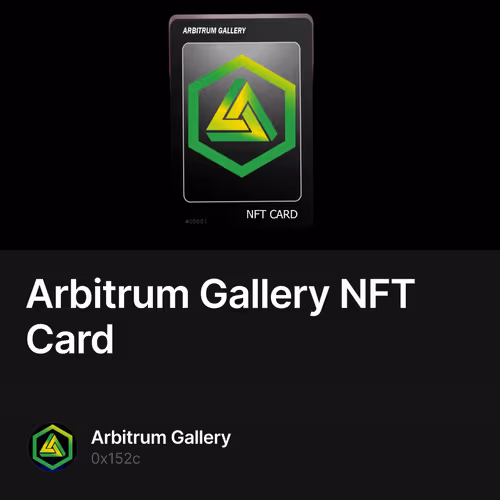 Arbitrum Gallery NFT Card 4/25