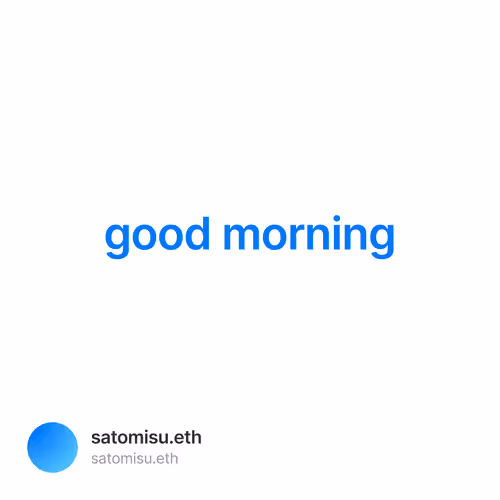 good morning - 3Uc520Nj3K