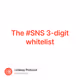 The SNS 3-digit whitelist