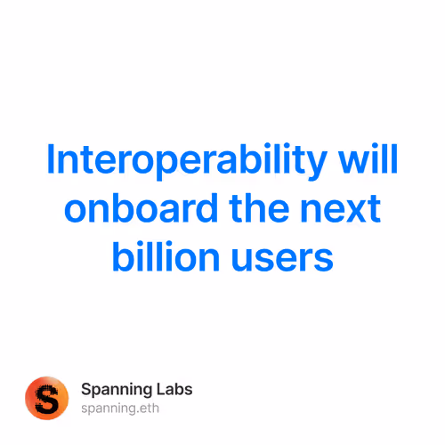 Interoperability will onboard the next billion users