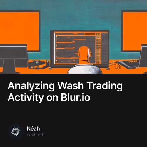 Analyzing Wash Trading Activity on Blur.io 1/500