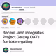 decent.land integrates Project Galaxy OATs for token-gating
