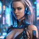 Optimism blue-eyed girl #01