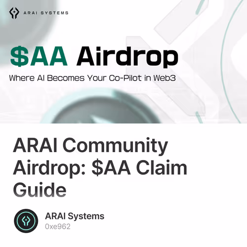 ARAI Community Airdrop: $AA Claim Guide