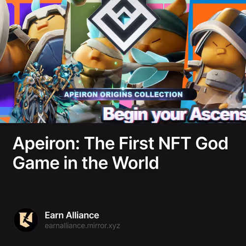 Apeiron: The First NFT God Game in the World 84/500
