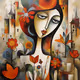 Girl in flowers