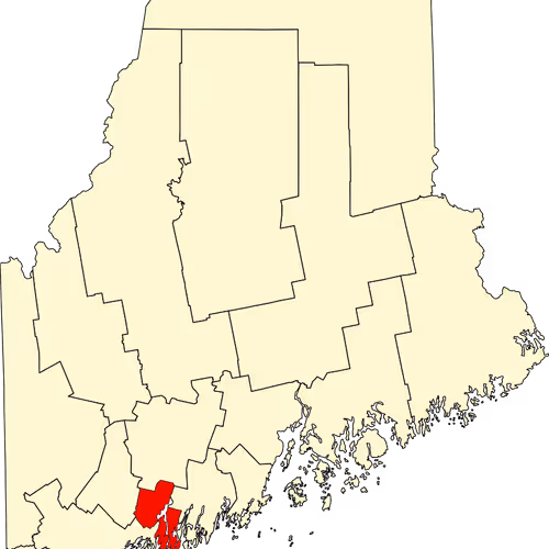 Sagadahoc County Map