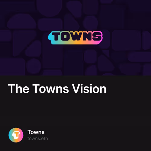 The Towns Vision  14/500
