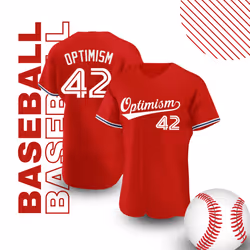 Baseball Jersey | Optimism edition by @cryptoclotes 65