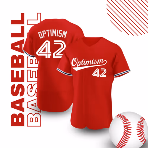 Baseball Jersey | Optimism edition by @cryptoclotes 53