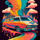 Rainbow Car