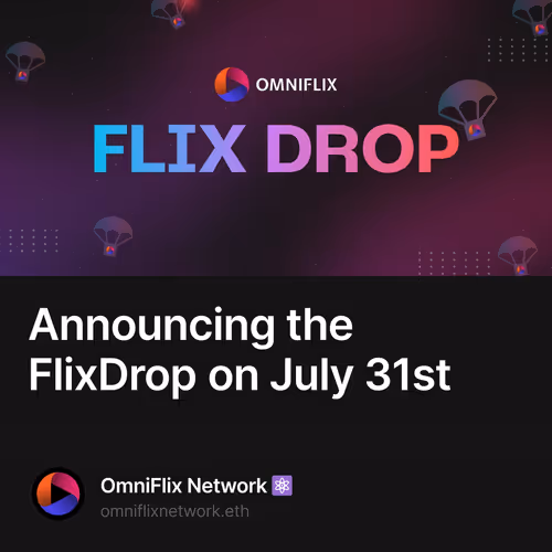 Announcing the FlixDrop on July 31st 17