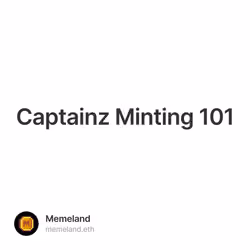 Captainz Minting 101 227/500