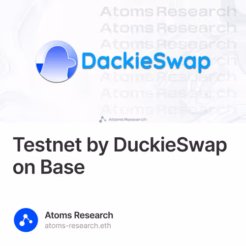 Testnet by DuckieSwap on Base 5/500
