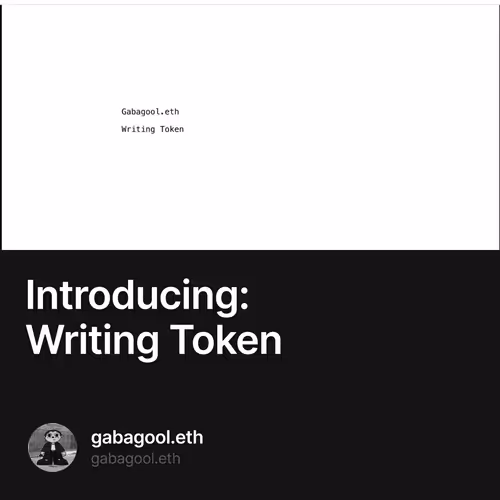 Introducing Writing Token
